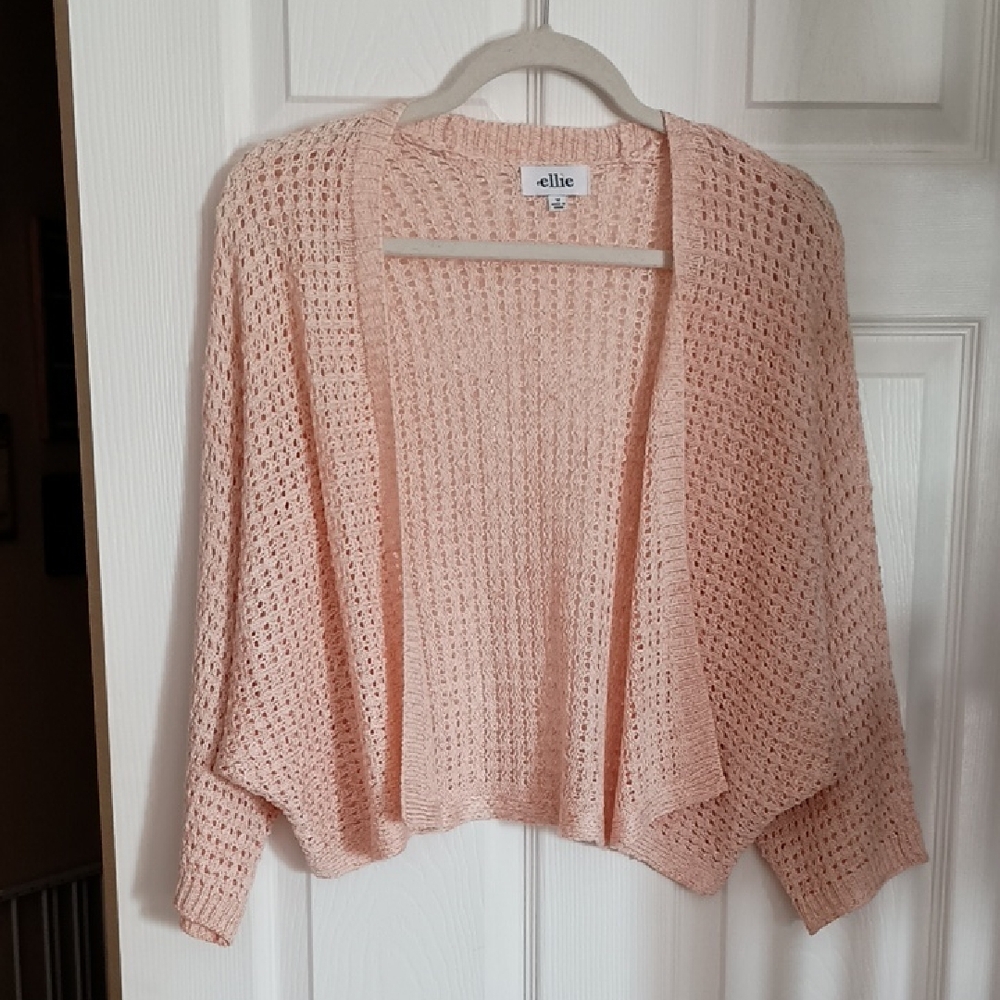 Ellie Knit Cropped Open Cardigan